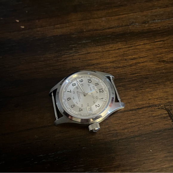 Hamilton Khaki Field Automatic Silver Dial Men’s Watch & 29 NATO/Zulu Straps - Picture 14 of 17